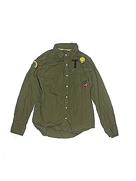 Tractr Long Sleeve Button-Down Shirt (view 1)