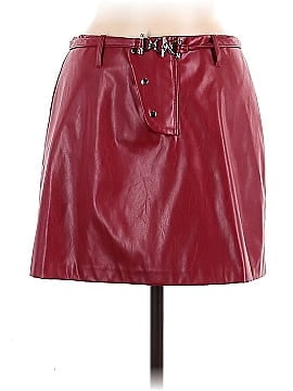 Saunders Collective Faux Leather Skirt (view 1)