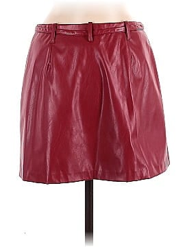 Saunders Collective Faux Leather Skirt (view 2)