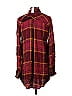 Maurices 100% Rayon Burgundy Long Sleeve Button-Down Shirt Size S - photo 2