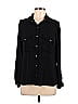 Zara Basic 100% Polyester Black Long Sleeve Blouse Size M - photo 1