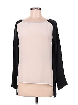Zara Long Sleeve Silk Top (view 1)