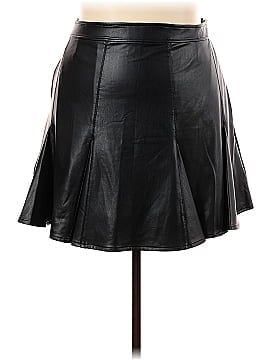 Avec Les Filles Faux Leather Skirt (view 1)