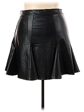 Avec Les Filles Faux Leather Skirt (view 2)