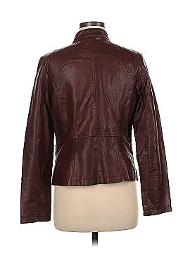 Bernardo Fashions Faux Leather Jacket (view 2)