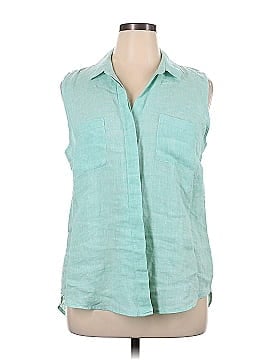 Saks Fifth Avenue Sleeveless Button-Down Shirt (view 1)