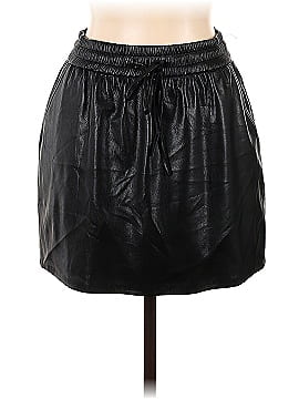 Good American Faux Leather Skirt (view 1)