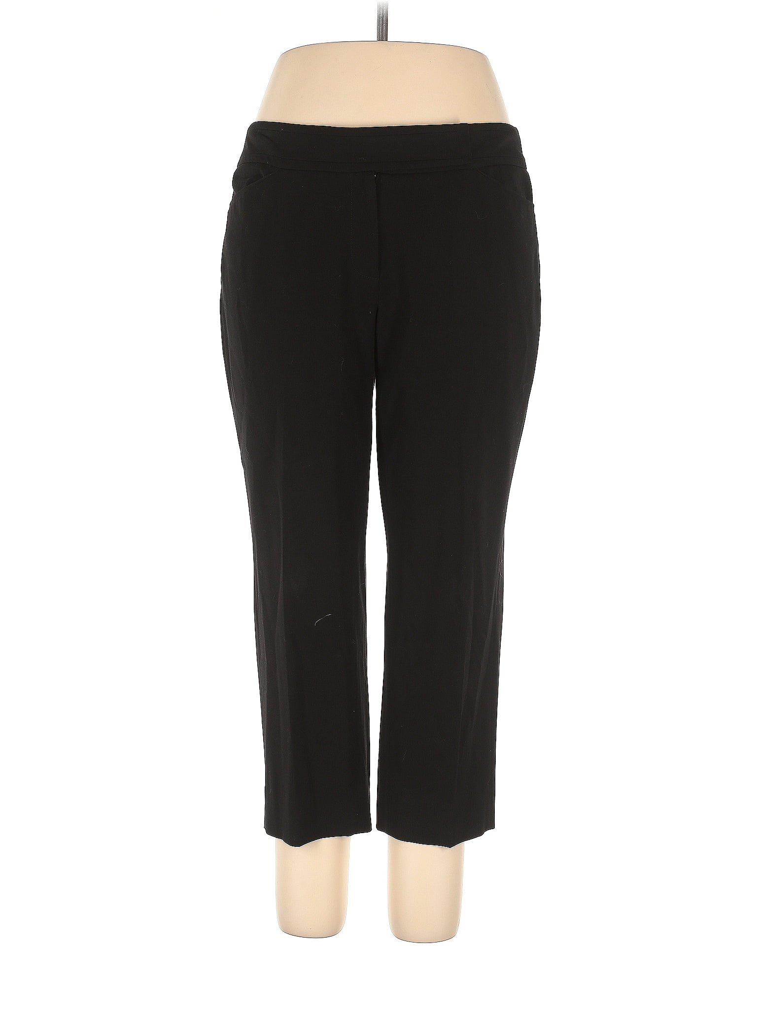 Pantalon De Costume Noir Ninety Taille 10 Avec Poches - Occasion Très Bon état