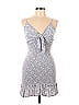 Ocean Drive Clothing Co. 100% Rayon Blue Casual Dress Size L - photo 1