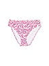 Lively Floral Motif Pink Swimsuit Bottoms Size S - photo 1