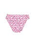 Lively Floral Motif Pink Swimsuit Bottoms Size S - photo 2