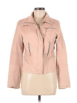 Leara Woman Faux Leather Jacket (view 1)