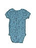 Carter's 100% Cotton Graphic Blue Short Sleeve Onesie 0-3 MO / 3 MO - photo 2