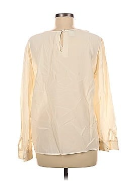 Shelly Long Sleeve Silk Top (view 2)
