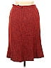 Kasper Marled Tweed Chevron-herringbone Red Formal Skirt Size 14 - photo 2