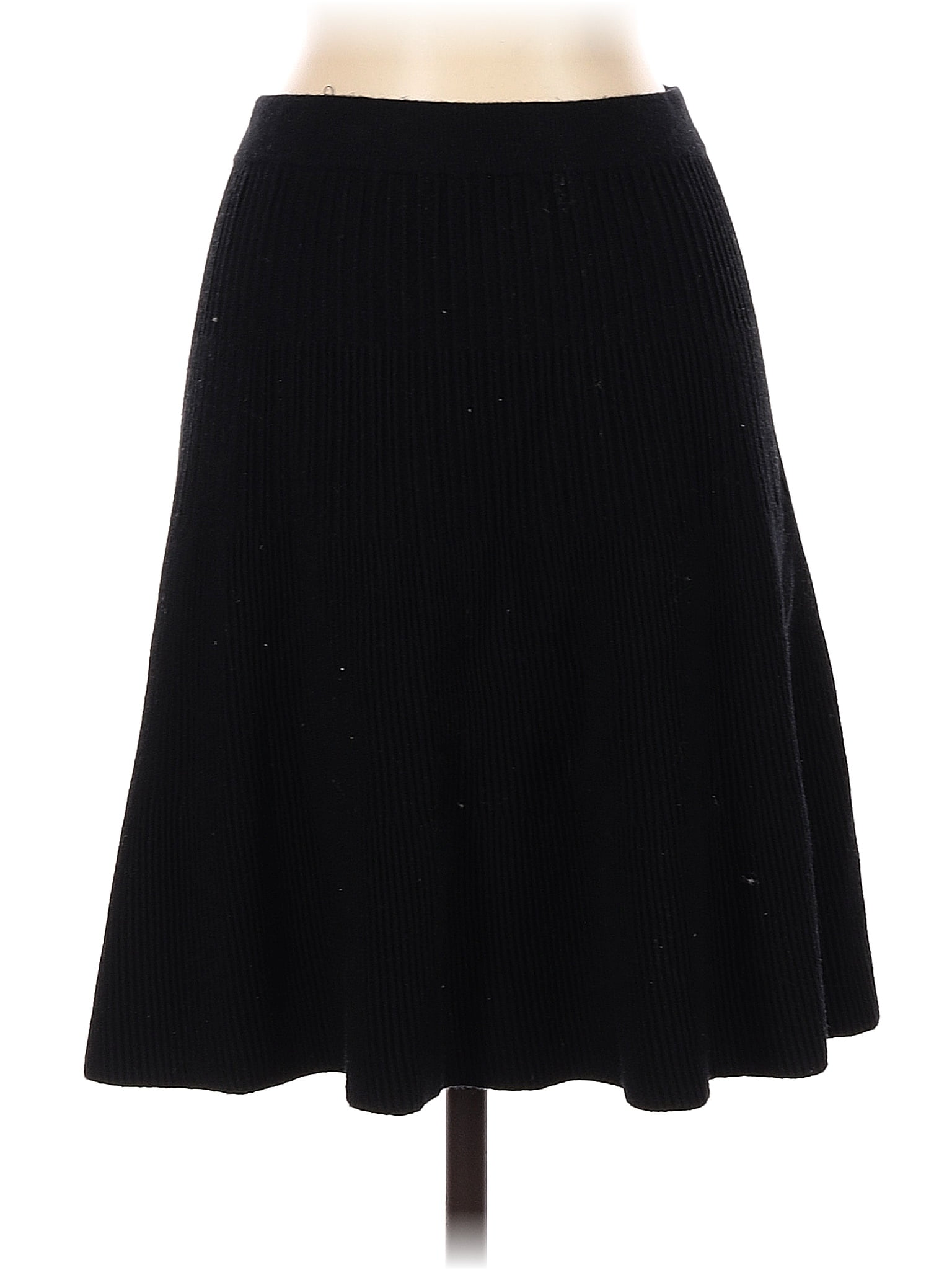 Lepore Solid Black Formal Skirt Size S 73 off ThredUp