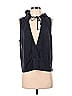 Victoria Sport Solid Black Sleeveless Blouse Size S - photo 1