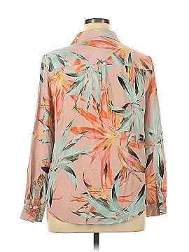 Pure Collection Long Sleeve Silk Top (view 2)