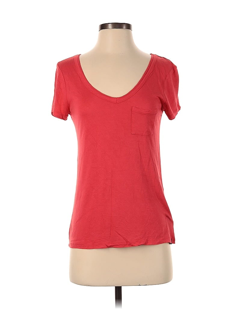 Rock & Republic 100% Rayon Red Short Sleeve T-Shirt Size S - photo 1