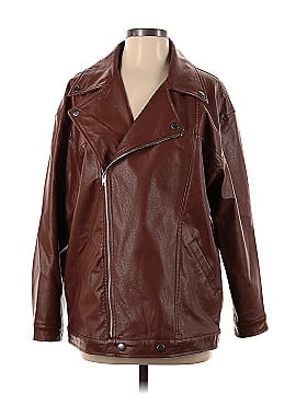 Princess Polly Faux Leather Jacket (view 1)