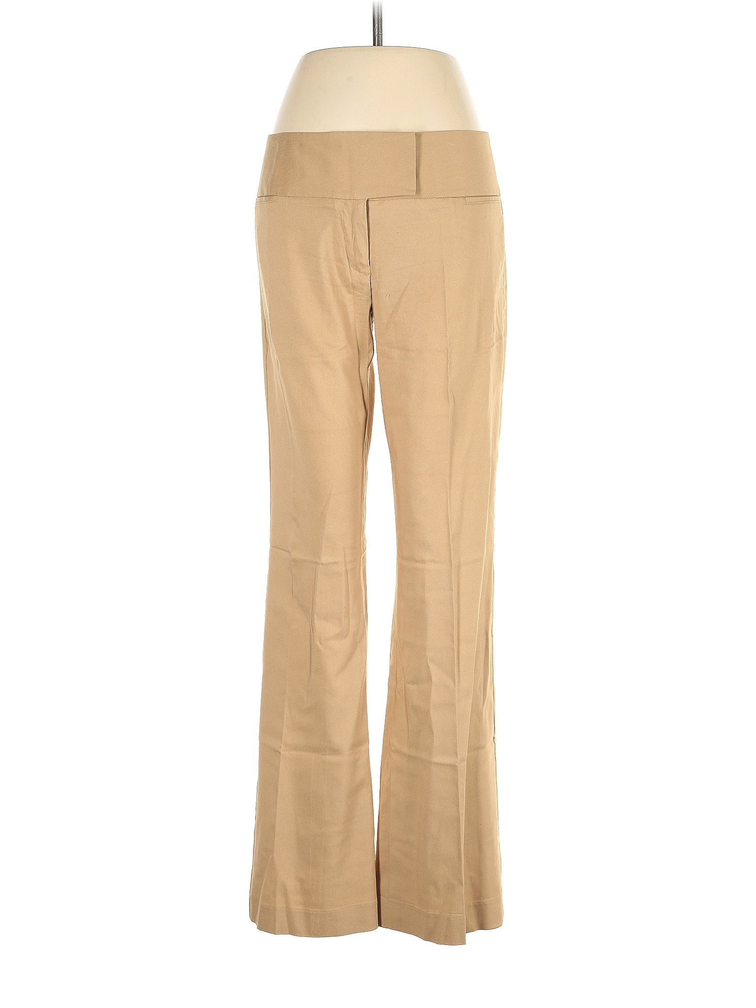 Pantalon Court Femme Express Design Studio - Taille 6, Rayé Taupe - Neuf Avec étiquettes