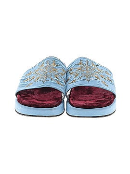 Dolce & Gabbana Vintage Embroidered Platform Sandals (view 2)