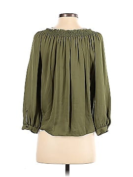 Artelier Nicole Miller for A Pea in the Pod Long Sleeve Silk Top (view 2)