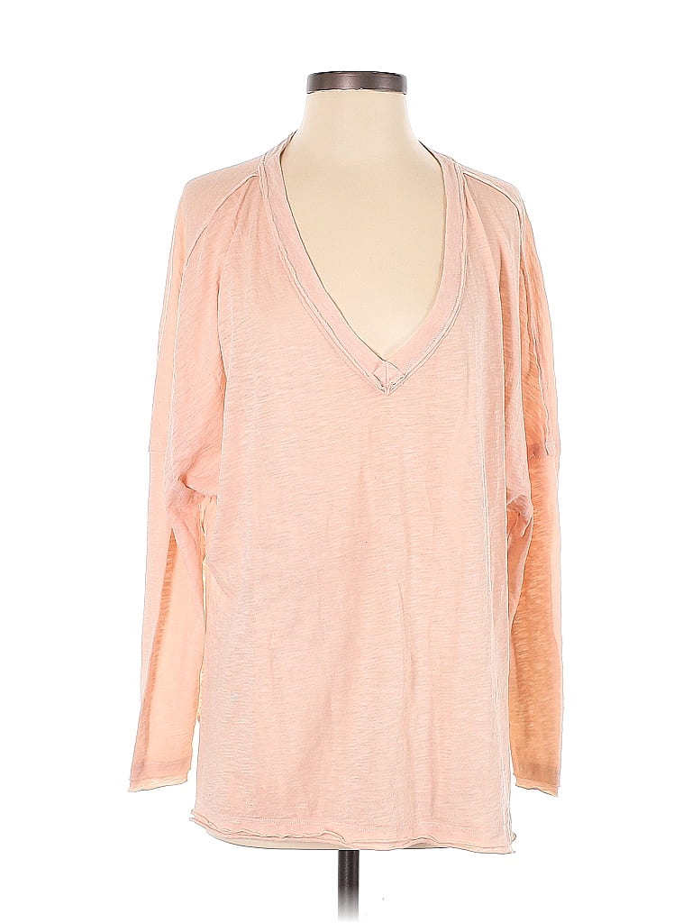 We the Free Pink Long Sleeve Henley Size XS - photo 1