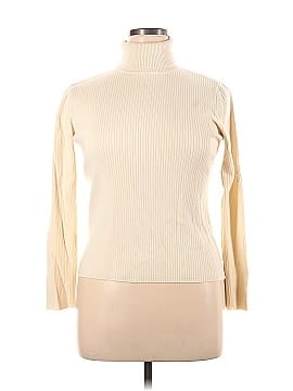 August Silk Turtleneck Sweater (view 1)
