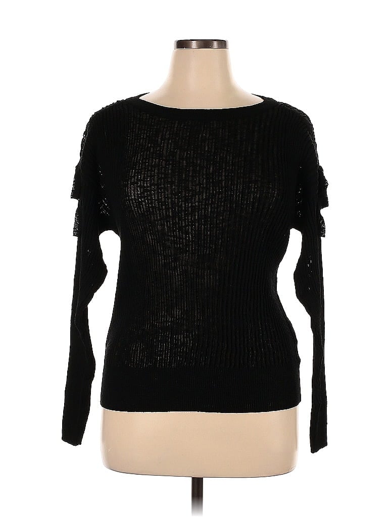 Bar III Black Pullover Sweater Size XL - photo 1