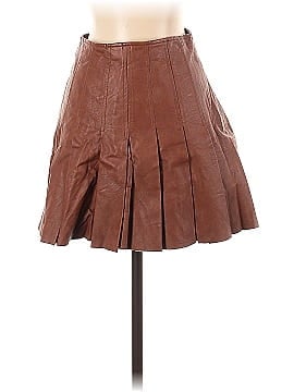 Astr Faux Leather Skirt (view 1)