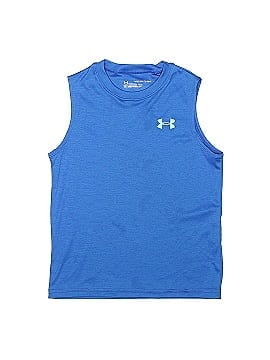 Under Armour Active T-Shirt: Yellow Solid Sporting & Activewear - Kids Boy's Size X-Small, thredUP