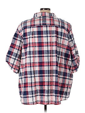 Woman Within 3/4 Sleeve Button-Down Shirt (view 2)