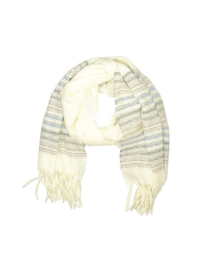 Pre-owned Assorted Brands Scarf In White