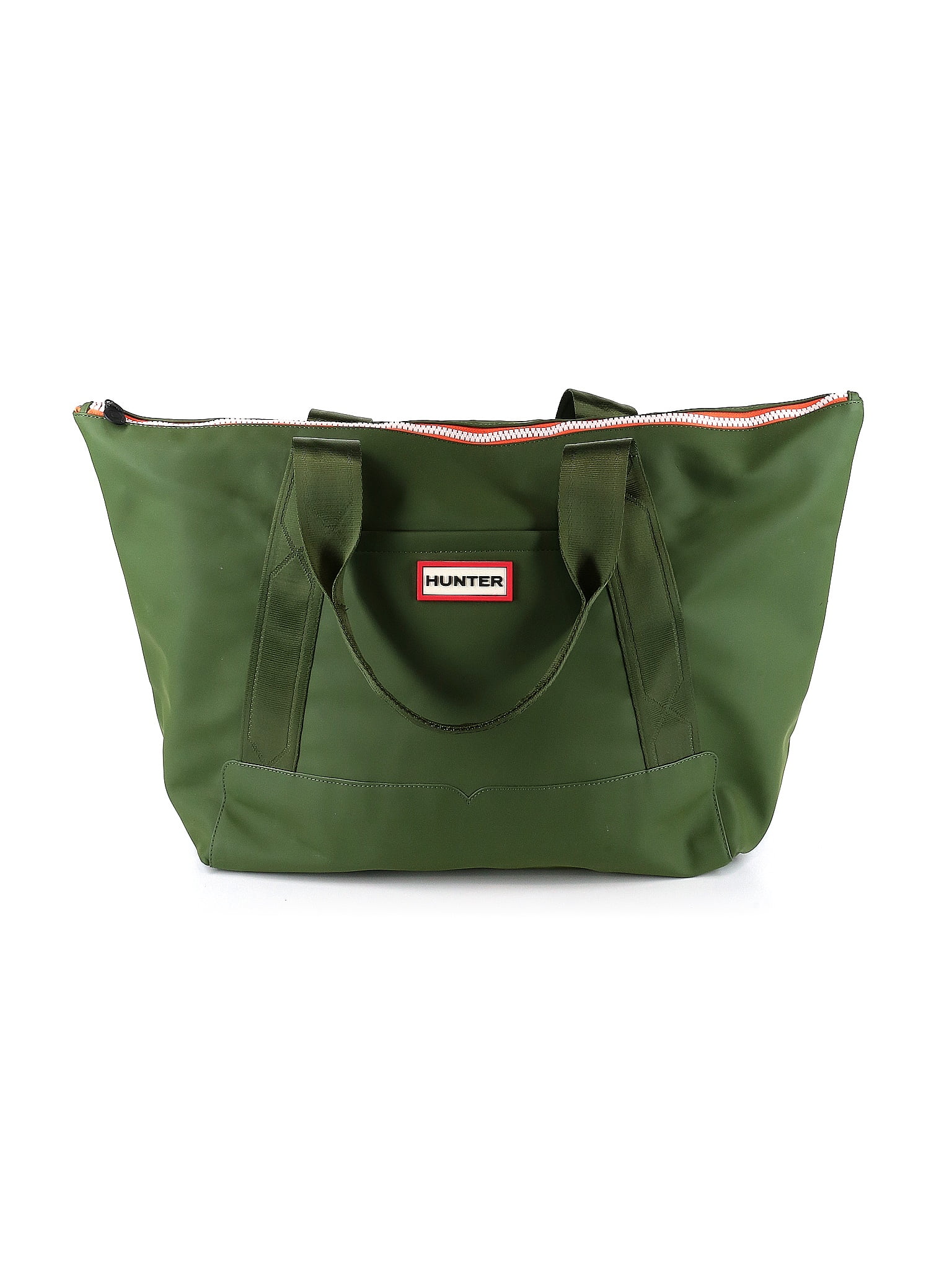 HUNTER Canvas Dark Tote Bag in Black | UK