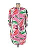 Olivaceous 100% Rayon Graphic Paint Splatter Print Pink Casual Dress Size M - photo 2