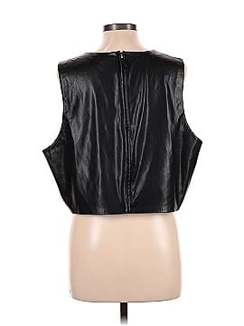 Good American Faux Leather Top (view 2)
