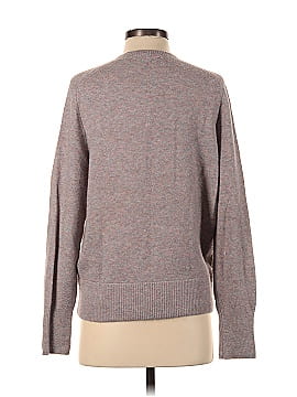 Madewell Wrap-Front Pullover Sweater in Coziest Yarn (view 2)