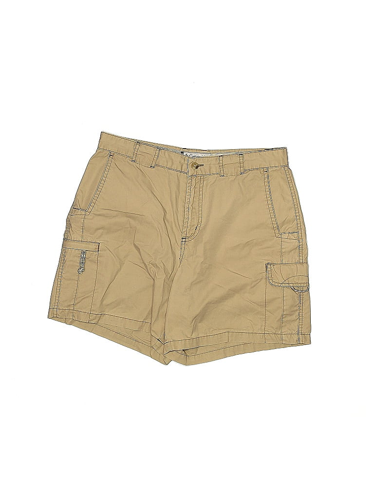 Columbia 100% Cotton Solid Tan Cargo Shorts Size 10 - photo 1