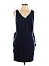 BCBGeneration Solid Blue Casual Dress Size 12 - photo 1