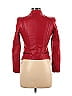 Unbranded 100% Polyurethane Red Faux Leather Jacket Size L - photo 2