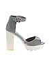 Charlotte Russe Gray Heels Size 8 - photo 1