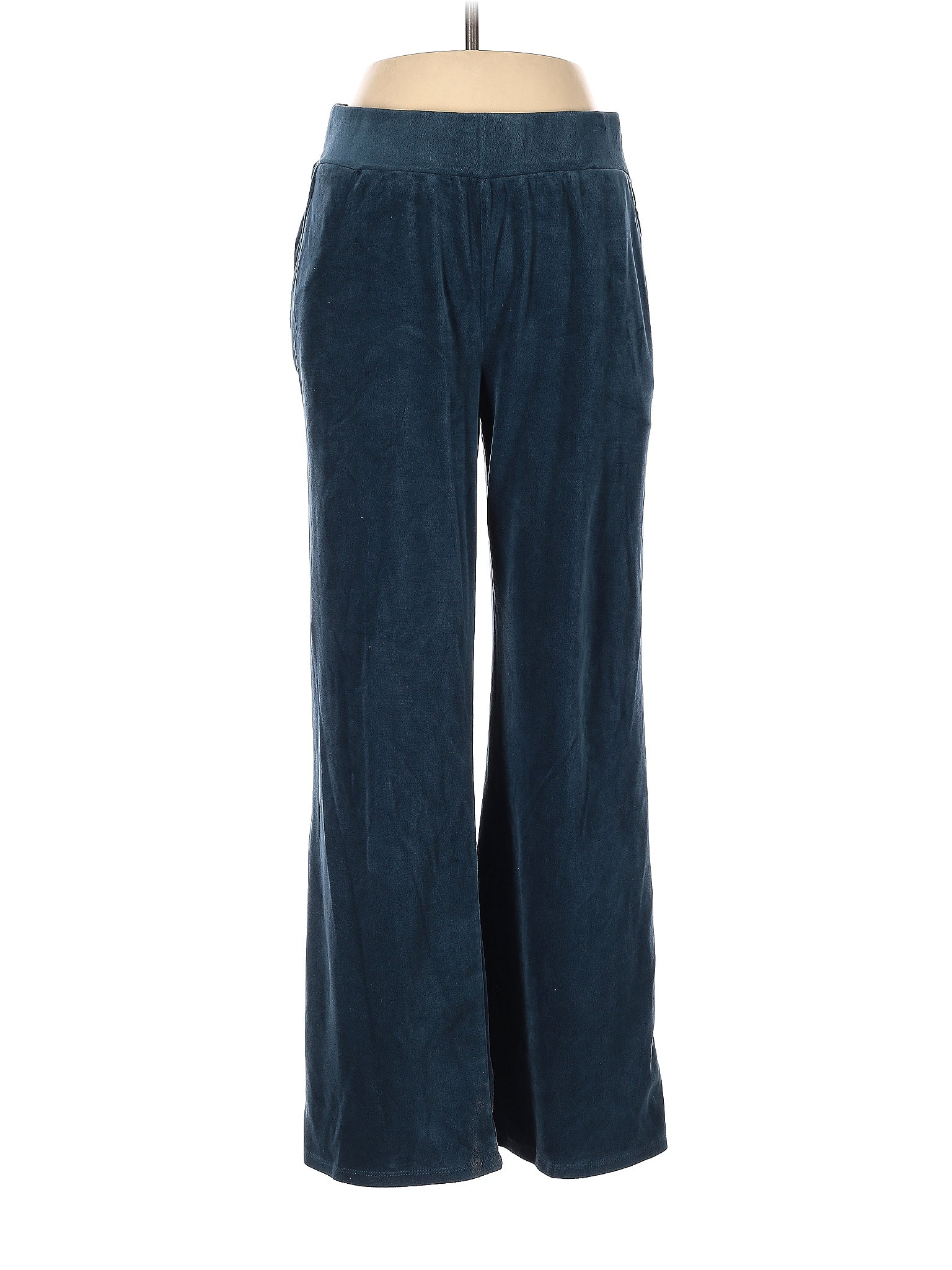 Cable & Gauge Blue Velour Pants Size S 34 off ThredUp