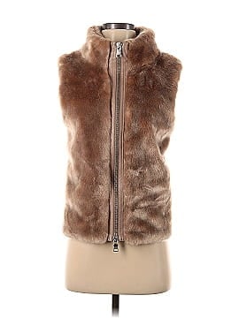 Armani Exchange Faux Fur Vest (view 1)