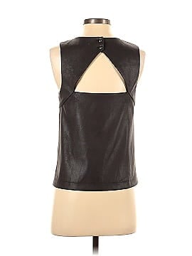 Waverly Grey Faux Leather Top (view 2)