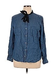 Soho Jeans New York & Company Long Sleeve Blouse