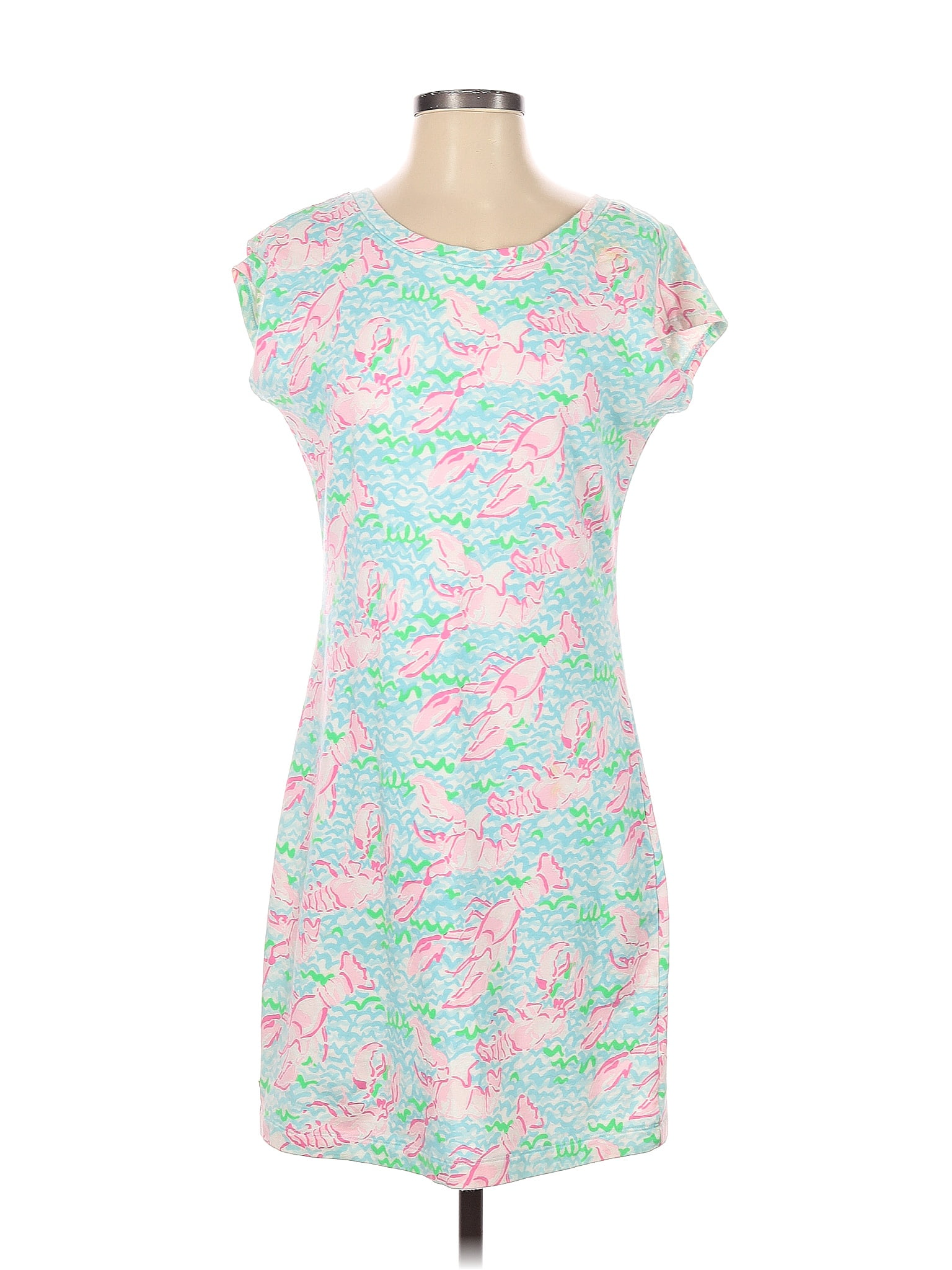 Lilly Pulitzer Floral Motif Paisley Pink Casual Dress Size S 66 Off