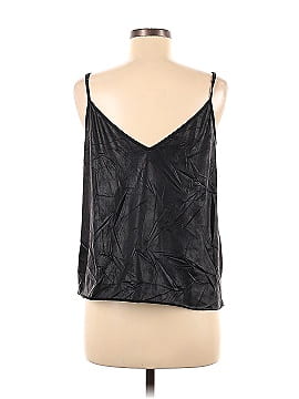 CALVIN KLEIN JEANS Faux Leather Top (view 2)
