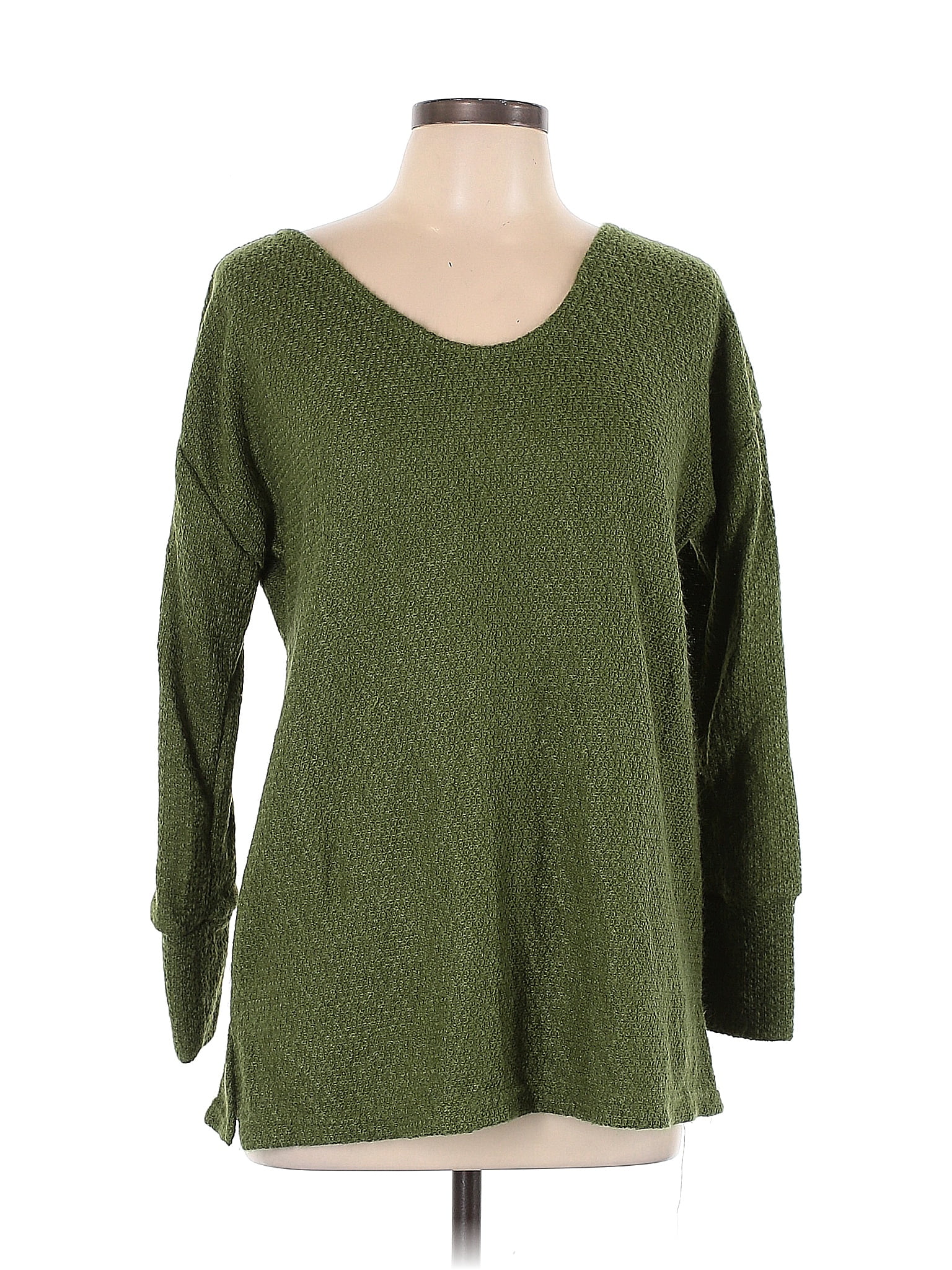 Assorted Brands Green Pullover Sweater Size L - 49% off | ThredUp