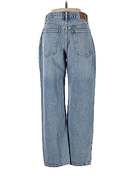 Madewell Petite Baggy Straight Jeans in Olvera Wash (view 2)